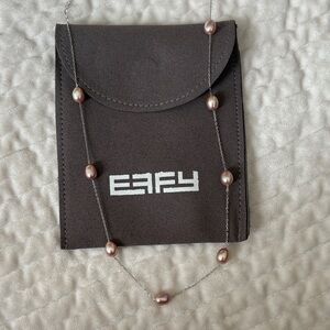 Effy Sterling .925 Silver Pink Cultured Pearl Necklace